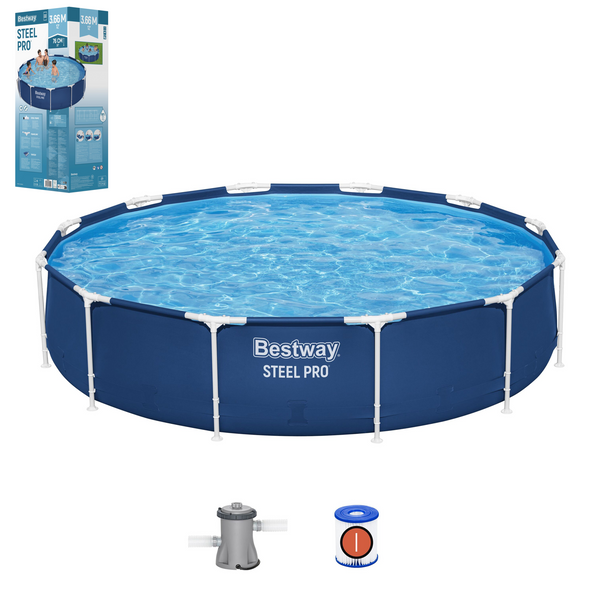 FRAME POOL 366 X 76 CM (POOL, FILTER PUMP, FILTER)