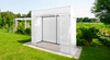 TOMATO GREENHOUSE WHITE 200 X 77 X 168/146 CM