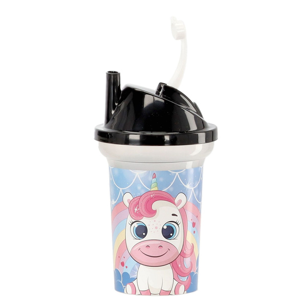 KUBEK TEDY Z RURKOU 300ML disp=12ks *3880