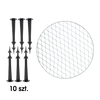 REȚEA DE PROTECȚIE ÎMPOTRIVA PĂSĂRILOR 5m x 10m (4,4g/m2) + 10 PILONI DE FIXARE VERZI *1879