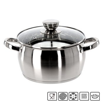 GARNEK NIERDZEWNY Z POKRYWĄ 2,5 L 20 CM BELLY *3349