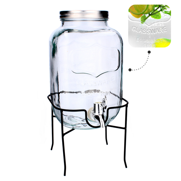 NÁDOBKA 4 L S KROUŽKEM NA PODSTAVCI *1036