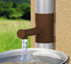 RAINWATER COLLECTOR BROWN 80 MM