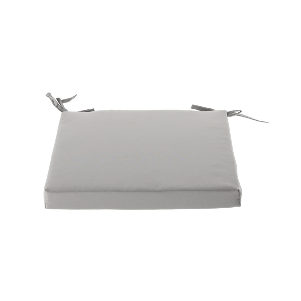PODUSZKA NA KRZESŁO 40 x 40 x 5 CM JASNOSZARA