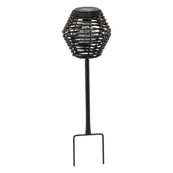 SOLÁRNY LAMPIÓN ČIERNY 52CM VBIJANÝ *0176