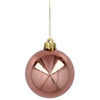 SET OF 30 BAUBLES 6 CM OLIVE/COPPER/GRAPHITE
