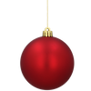 SET OF 20 BAUBLES 8 CM RED/GOLD/SILVER