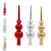 VÁNOČNÍ HODNOCENÍ 20 CM ČERVENÉ/ZLATÉ/STŘÍBRNÉ *0263