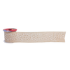 ŚWIĄTECZNA WSTĄŻKA DEKORACYJNA 6,3CM X 2,7M ZŁOTA MIX WZORÓW opak=16szt. *2237