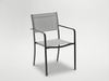 GARDEN CHAIR GREY 54X55X86CM
