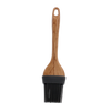 SET OF 2 KITCHEN TOOLS BRUSH + SPATULA WITH WOODEN HANDLES