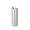 LED CANDLE 5CMX15CM WITH BATTERIES SILVER PINK FLAME*9686