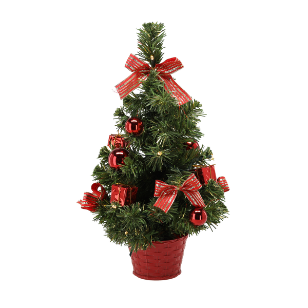 CHRISTMAS TREE LED 40 CM MIX OF COLOURS