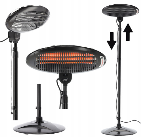 INFRARED RADIATOR ON A STAND 2000W