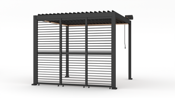 ŻALUZJA / LAMELA ALUMINIOWA SZARA 234 x 93 x 6 CM