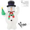 INFLATABLE SNOWMAN LED 240 CM