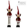 HOLIDAY REINDEER WITH ADJUSTABLE LEGS 90 - 138 CM RED