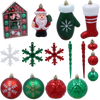66 CHRISTMAS ORNAMENTS - MIX