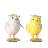 VEĽKONOČNÁ OZDOBA - KURČA 4 x 5 x 7,5 CM MIEŠANIE 2 FARIEB bal=12ks *9175