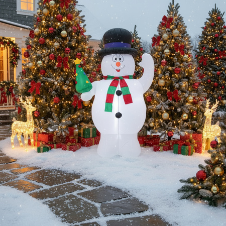 LED SNEHULÁK 240 CM *0417