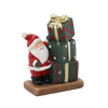 FIGURINE OF THE NATIVITY - SANTA WITH PRESENTS 15,6 X 8 X 19,8 CM LED pack=2pcs