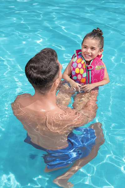 AQUASTAR FABRIC SWIM VEST S/M		