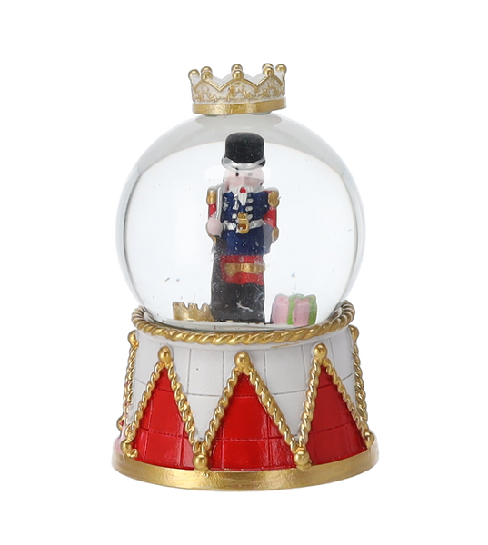 CHRISTMAS SNOW GLOBE - NUTCRACKER 5.5 x 5 x 9 CM MIX OF DESIGNS disp=12pcs *5683
