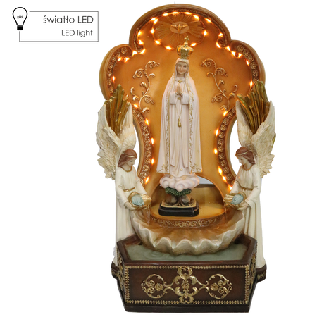 OUR LADY OF FATIMA FOUNTAIN 40.5 X 30.5 X 61 CM LED