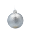 SET OF 36 BAUBLES 6 CM OLIVE/COPPER/GRAPHITE MIX DESIGNS