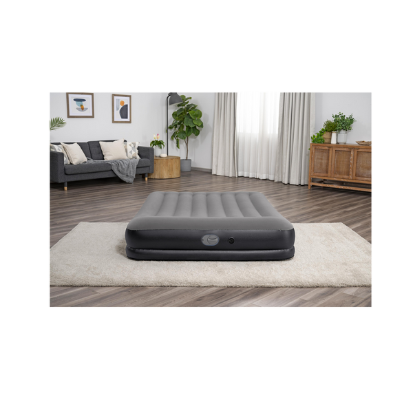 MATERAC DMUCHANY 203 X 152 X 36 CM TRITECH QUEEN SIZE Z WBUDOWANĄ POMPKĄ *0513