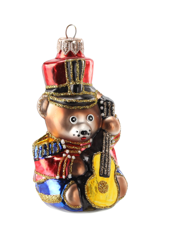 BOMBKA SZKLANA MIŚ Z GITARĄ *6228