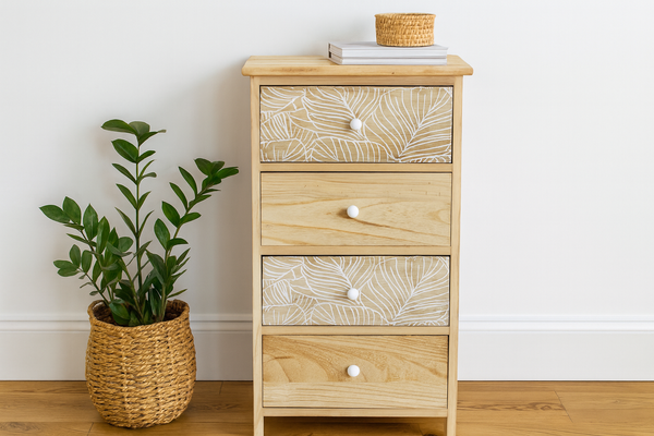 LUIZA 4-DRAWER CHEST OF DRAWERS 40 X 29 X 73 CM