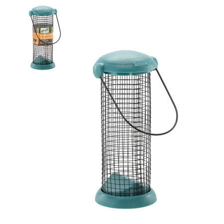 BIRD FEEDER FOR PEANUTS WITH LID 9.3 X 8.3 X 21 CM