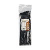SET OF 100 CABLE TIES 4,8 X 300 MM BLACK