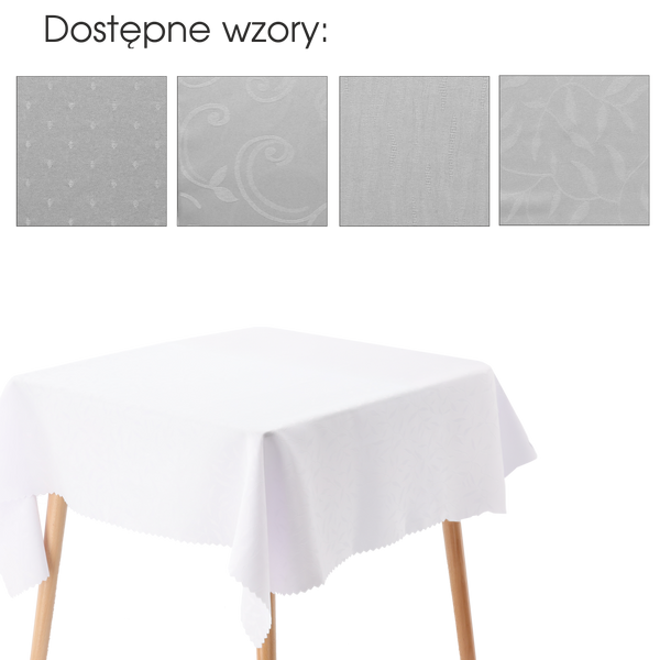 MÂNDR DE MASĂ ALB 140*220 CM Ambalaj. 1 buc *4938