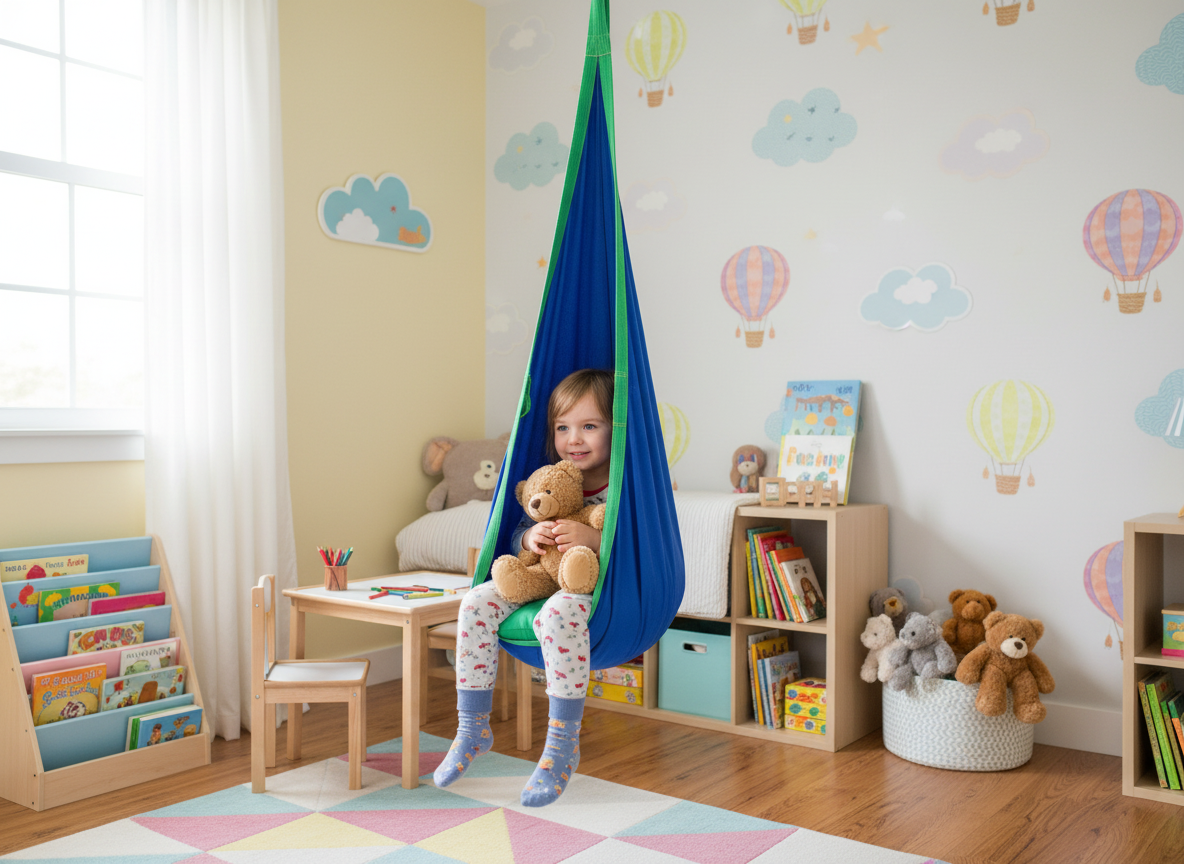 FOTEL WISZĄCY - KOKON DLA DZIECI 70 x 150 CM NIEBIESKI pol_pl_FOTEL-WISZACY-KOKON-DLA-DZIECI-70-x-150-CM-NIEBIESKI-2247_4