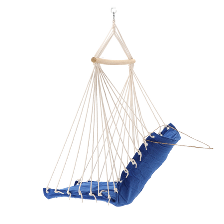 HAMAC - BALANSOAR - SCAUNUL BRAZILIAN PENDUL 60x120x130cm ALBASTRU ÎNTUNECAT *3388