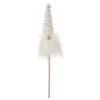 CHRISTMAS GNOME ON A STICK 7 x 3 x 24 CM MIX COLORS