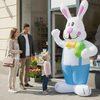 INFLATABLE BUNNY WITH EASTER EGG 180 CM LED