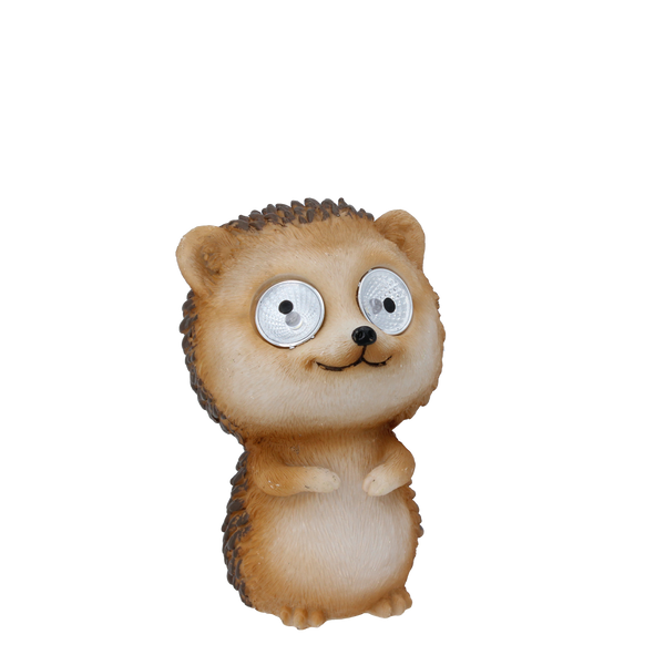 FIGURKA OGRODOWA - JEŻ ZE ŚWIECĄCYMI OCZAMI 8,3 x 7,5 x 12,5 CM LED opak=6szt *7713