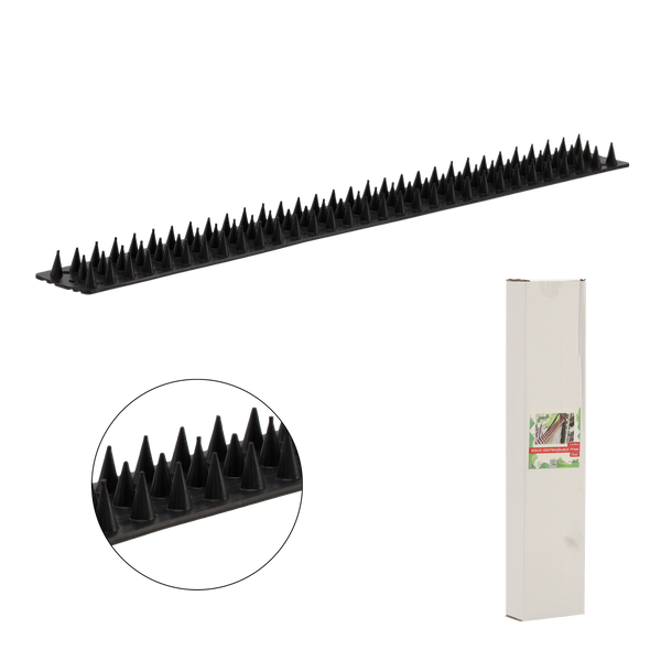 PLASTIKOWE KOLCE PRZECIW PTAKOM 4,5X50CM CZARNE opak=10szt *5413