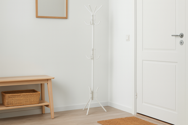 WIESZAK STOJĄCY OMER 178 CM BIAŁY *5370