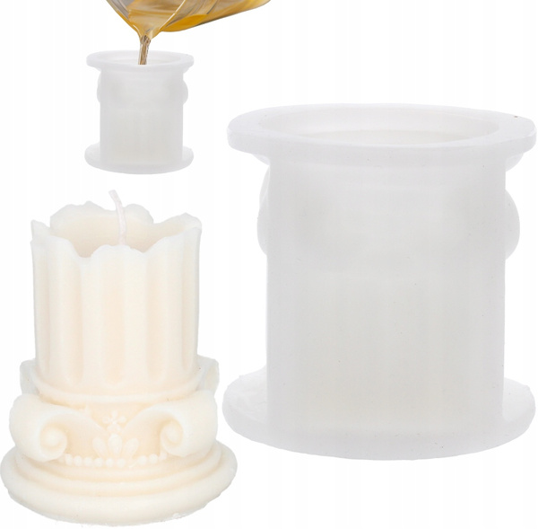 SILICONE MOULD FOR COLUMN CANDLES