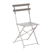 SET DE MOBILIER DE GRĂDINĂ GRI (MASĂ PATRATĂ + 2 SCAUNE) *5165