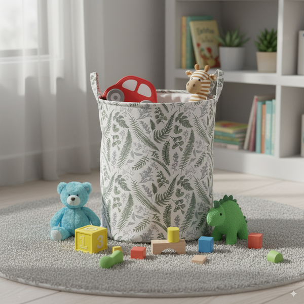 ROUND BASKET LEAVES SIZE L