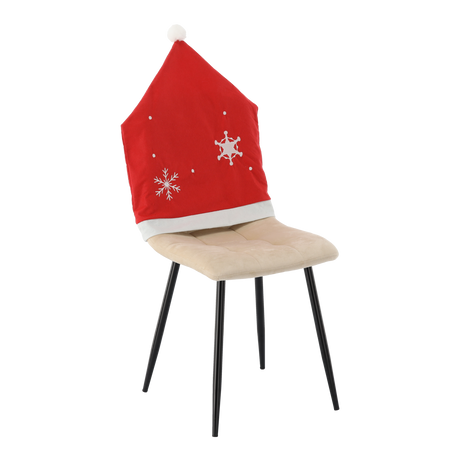 CHRISTMAS CHAIR COVER - SNOWFLAKES MIX DESIGNS
