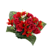 ARANJAMENT FLORAL ARTIFICIAL RĂNDURI ŞI LILIAC 25 x 27 x 27 CM MIX DE CULORI ambalaj=12 buc *2959