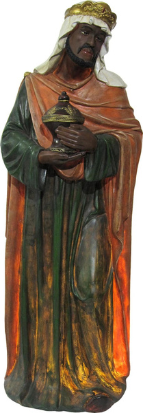 SET OF 11 CHRISTMAS FIGURES 120 CM RESIN ILLUMINATED