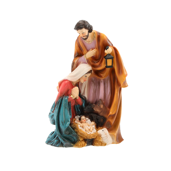 CHRISTMAS DECORATION - HOLY FAMILY 13,5 x 8,8 x 20,8 CM