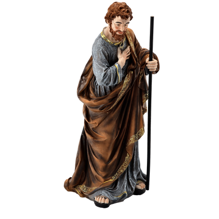 ZESTAW FIGUR BOŻONARODZ. 11 EL. DO 105 CM polyresin